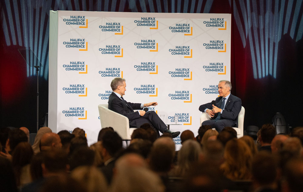 Prime Minister Mark Carney speaks at Halifax Convention Centre
