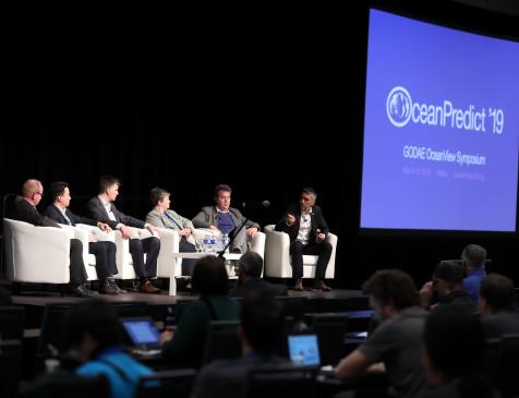 GODAE: OeanView: Ocean Predict ‘19 town hall session at Halifax Convention. Photo: http://oceanpredict19.org/ Centre