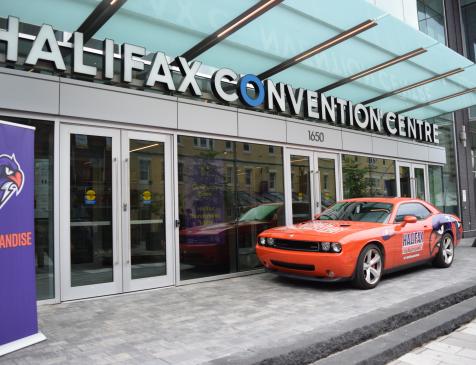 Welcoming the community and Parks Canada to the Halifax Convention Centre Summer Series. Photo David Baillieul