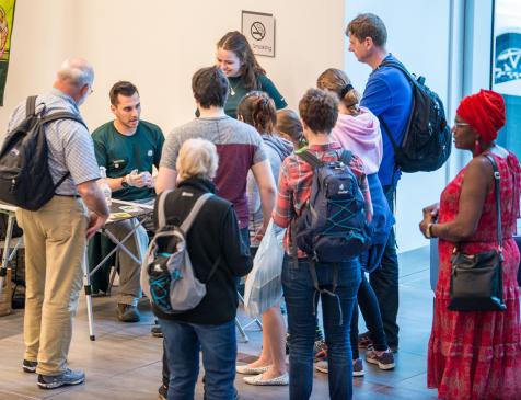 Welcoming the community and Parks Canada to the Halifax Convention Centre Summer Series. Photo David Baillieul