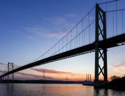 View of the MacDonald Bridge. Photo: Halifax Harbour Bridges