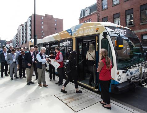 Transportation Association of Canada (TAC) and Intelligent Transportation Systems Canada (ITS Canada) at the Halifax Convention Centre. Photo: https://tacwebsitephotos.smugmug.com/2019-TAC-ITS-Joint-Exhibition-Conference